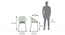 Ibiza Patio Chair - Set of 2 (Green) by Urban Ladder - Design 1 Dimension - 410676