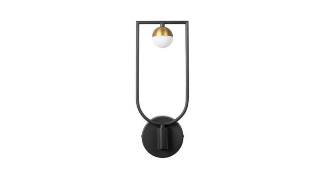 Ayard Wall Lamp (Black & Gold) by Urban Ladder - Front View Design 1 - 410716