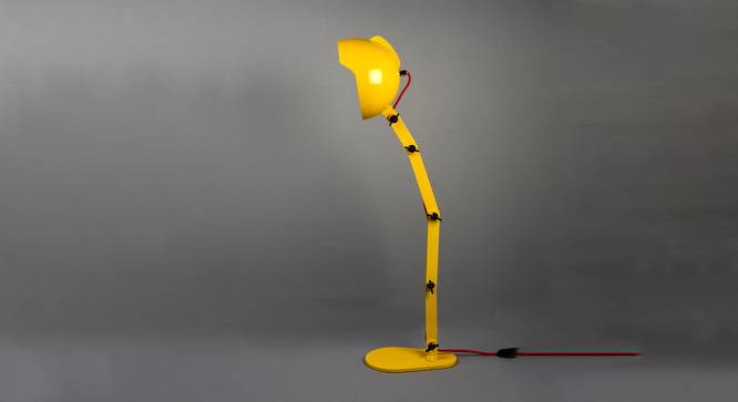 Dylan Table Lamp (Yellow, Yellow Shade Colour, Metal Shade Material) by Urban Ladder - Cross View Design 1 - 410729