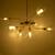 Gaspard chandelier brushed gold lp