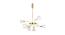 Gaspard Chandelier (Brushed Gold) by Urban Ladder - Front View Design 1 - 410806