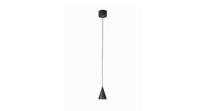 Malo Hanging Lamp (Black & Gold, Aluminium Shade Material, Black & Gold Shade Colour) by Urban Ladder - Front View Design 1 - 410816