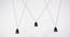 Hamza Hanging Lamp (Black, Black Shade Colour, Aluminium Shade Material) by Urban Ladder - Cross View Design 1 - 410842