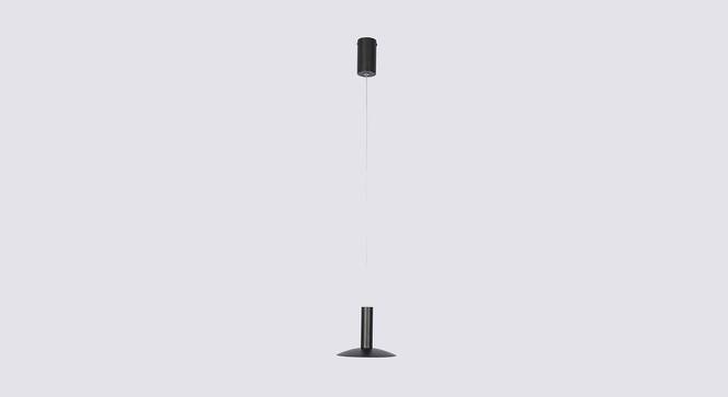 Noham Hanging Lamp (Black, Black Shade Colour, Aluminium Shade Material) by Urban Ladder - Front View Design 1 - 410921