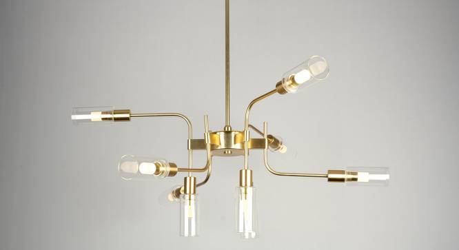 Math Chandelier (Brushed Gold) by Urban Ladder - Cross View Design 1 - 410929
