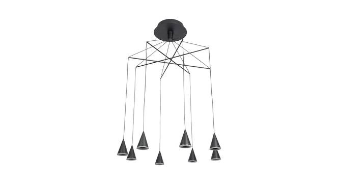 Sofiane Hanging Lamp (Black & Gold, Aluminium Shade Material, Black & Gold Shade Colour) by Urban Ladder - Cross View Design 1 - 410942