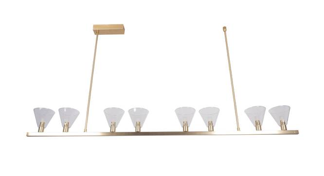Nolhan Hanging Lamp (Gold, Gold Shade Colour, Aluminium Shade Material) by Urban Ladder - Cross View Design 1 - 410949