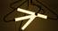 Nael Hanging Lamp (Black & Gold, Black & Gold Shade Colour, Metal & Acrylic Shade Material) by Urban Ladder - Rear View Design 1 - 410974