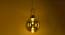 Nolan Hanging Lamp (Gold, Gold Shade Colour, Metal & Glass Shade Material) by Urban Ladder - Rear View Design 1 - 410985