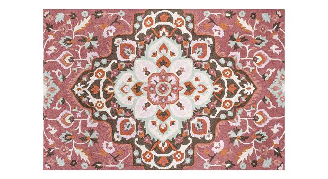 Reese Carpet (Red, Rectangle Carpet Shape, 244 x 152 cm  (96" x 60") Carpet Size) by Urban Ladder - Cross View Design 1 - 411087
