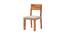 Leland Dining Chair (HONEY, Semi Gloss Finish) by Urban Ladder - Cross View Design 1 - 411137