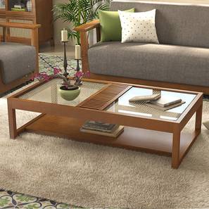Fujiwara Living Room Design Fujiwara Coffee Table (Amber Walnut Finish)