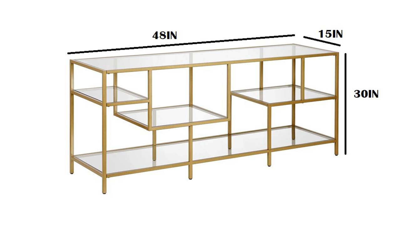 Brees console table golden 9