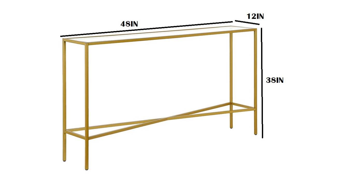 Buster console table golden 9