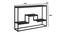 Cruz Console Table (Black, Powder Coating Finish) by Urban Ladder - Design 1 Dimension - 411335