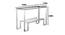 Elvis Console Table (Stainless Steel Finish, Chrome) by Urban Ladder - Design 1 Dimension - 411341