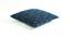 Daisy Cushion Cover (46 x 46 cm  (18" X 18") Cushion Size, Estate Blue & Natural) by Urban Ladder - Cross View Design 1 - 411392