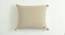 Flannery Cushion Cover (Natural, 46 x 46 cm  (18" X 18") Cushion Size) by Urban Ladder - Cross View Design 1 - 411404