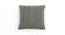 Hazel Cushion Cover (46 x 46 cm  (18" X 18") Cushion Size, Light Grey Melange) by Urban Ladder - Cross View Design 1 - 411407