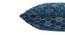 Daisy Cushion Cover (46 x 46 cm  (18" X 18") Cushion Size, Estate Blue & Natural) by Urban Ladder - Rear View Design 1 - 411453