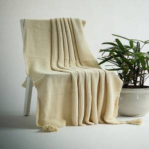 Pluchi Design Natural Combed Cotton Throw