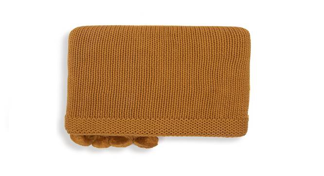 Regina Throw (Mustard) by Urban Ladder - Cross View Design 1 - 411492