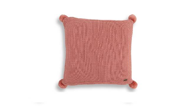 Pailey Cushion Cover (41 x 41 cm  (16" X 16") Cushion Size, Dusty Coral) by Urban Ladder - Cross View Design 1 - 411506