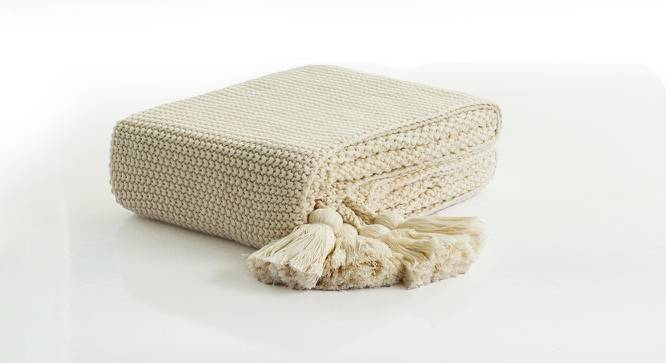 Vienna Throw (Natural) by Urban Ladder - Design 1 Side View - 411518