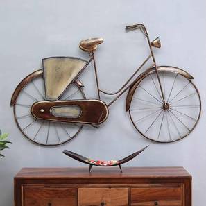 Vintage cycle with basket multicolour lp