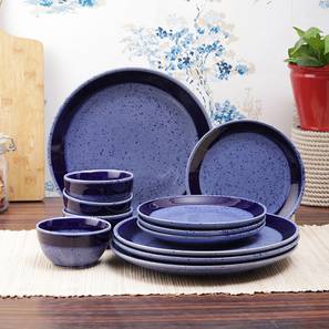 Side Plates Design Cosette 12 Piece Dinner Set (Blue)