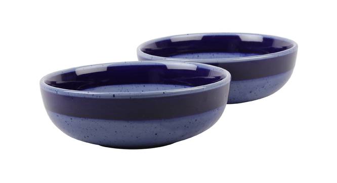 Desiree Serving Bowls Set of 2 (Blue) by Urban Ladder - Front View Design 1 - 411732