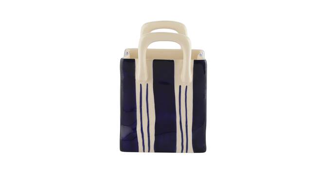 Cecile Cutlery Holder (Blue) by Urban Ladder - Design 1 Side View - 411738