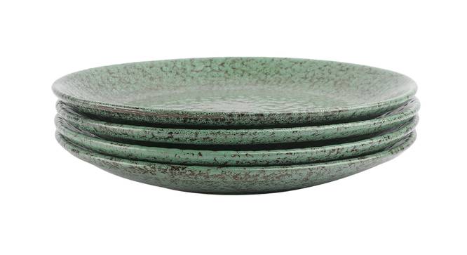 Edith Plates Set of 4 (Green) by Urban Ladder - Design 1 Side View - 411833