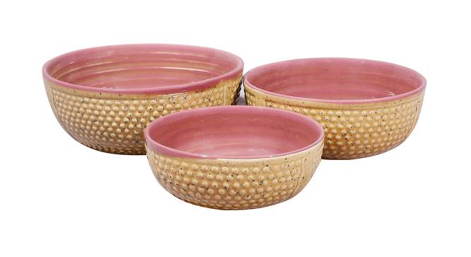 Helene Serving Bowl (Large Size, Set of 3 Set) by Urban Ladder - Front View Design 1 - 412048
