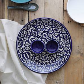 Trays Platters Design Jeslyn Platter with Attached Bowl