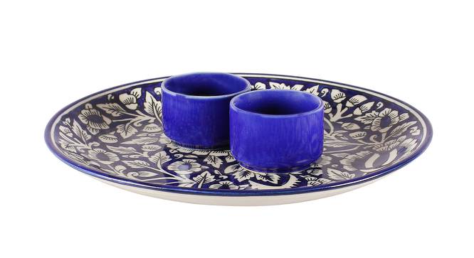 Jeslyn Platter with Attached Bowl by Urban Ladder - Front View Design 1 - 412123