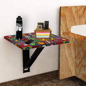 Collections New In Raipur Design Electra Wall Mounted Engineered Wood Kids Table in Multi Coloured Colour