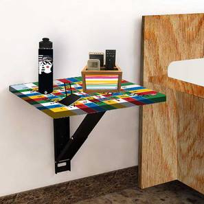 Collections New In Bulandshahar Design Denzel Engineered Wood Laptop Table in Multi Coloured Colour