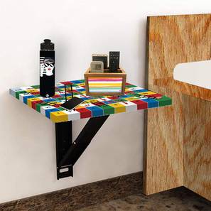 Kids Activity Table Design Trixie Wall Mounted Kids Table in Multi Coloured Colour