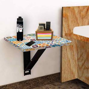 Collections New In Udupi Design Valkyrie Engineered Wood Laptop Table in Multi Coloured Colour