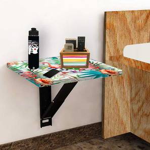Study Table Design Orson Engineered Wood Laptop Table in Multi Coloured Colour