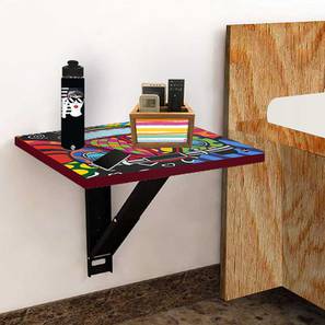 Collections New In Ooty Design Zen Engineered Wood Laptop Table in Multi Coloured Colour