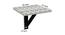 Yehuda Wall Mounted Study Table (Matte Finish) by Urban Ladder - Design 1 Dimension - 412486