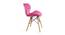 Amery Dining Chair (Velvet Finish, Rose Pink) by Urban Ladder - Cross View Design 1 - 412530