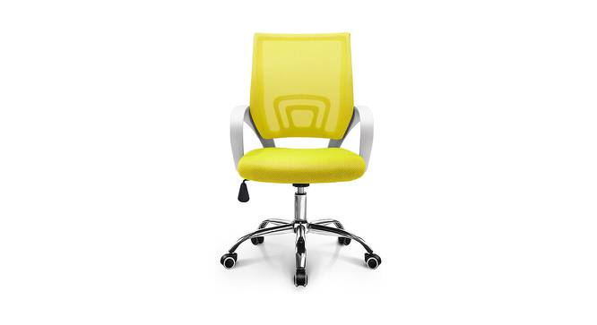 Chelsa Office Chair (Yellow) by Urban Ladder - Front View Design 1 - 412613