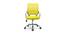 Chelsa Office Chair (Yellow) by Urban Ladder - Front View Design 1 - 412613