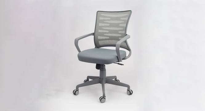 Duwan Office Chair (Grey) by Urban Ladder - Front View Design 1 - 412614