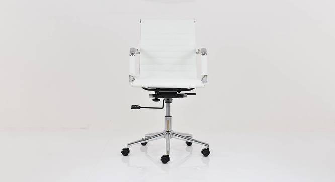 Eldwin Office Chair (White) by Urban Ladder - Front View Design 1 - 412616