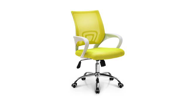Chelsa Office Chair (Yellow) by Urban Ladder - Cross View Design 1 - 412629
