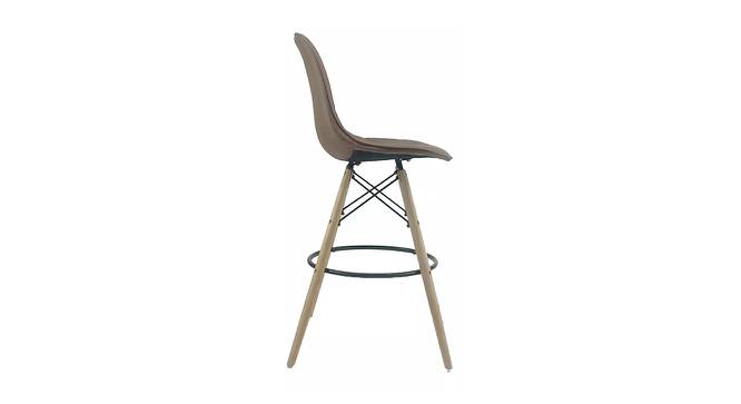 Darleena Barstool (Brown, Leatherette & Solid Wooden Finish) by Urban Ladder - Cross View Design 1 - 412640